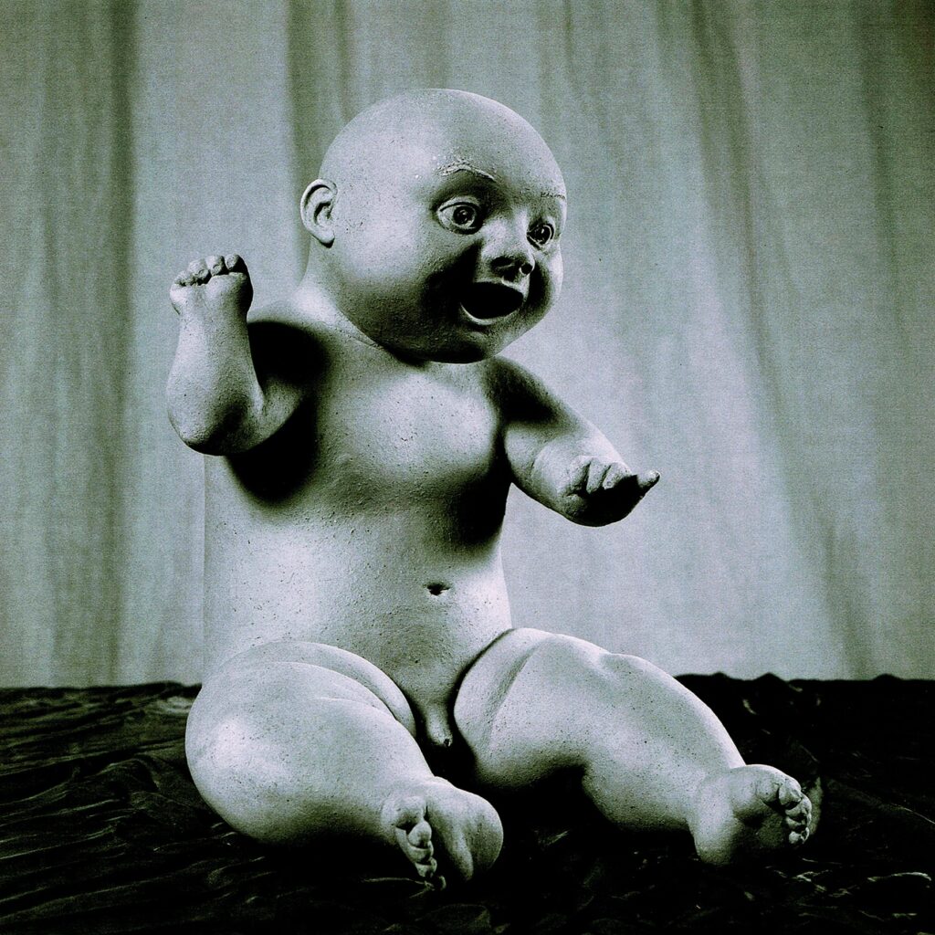 Sculpture terre cuite ronde-bosse personnage