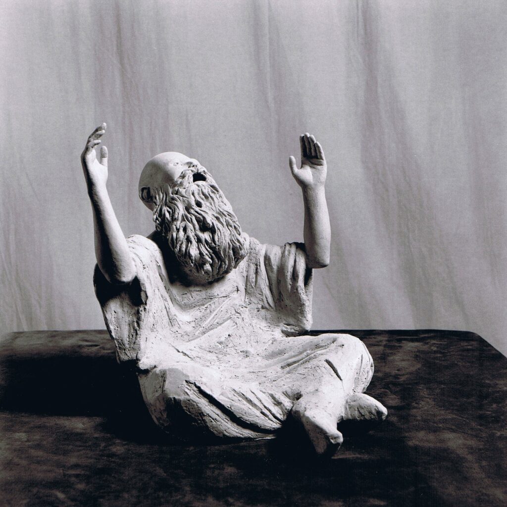 Sculpture terre cuite ronde-bosse personnage