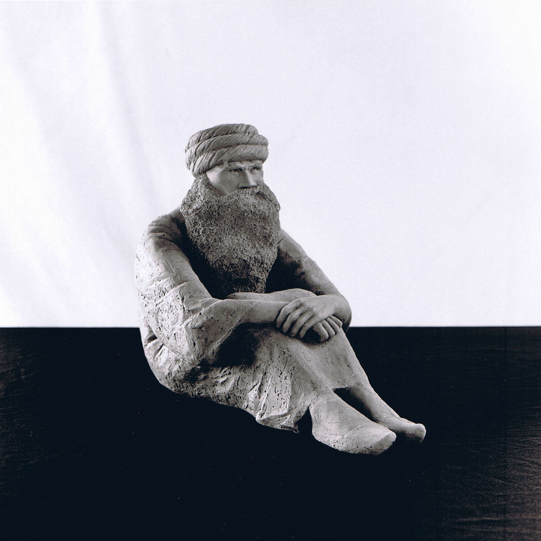 Sculpture terre cuite ronde-bosse personnage