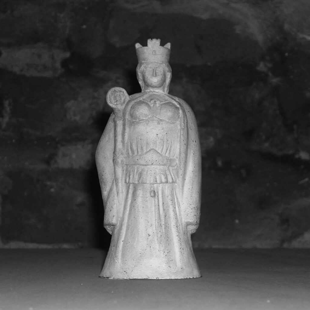Sculpture plâtre ronde-bosse personnage
