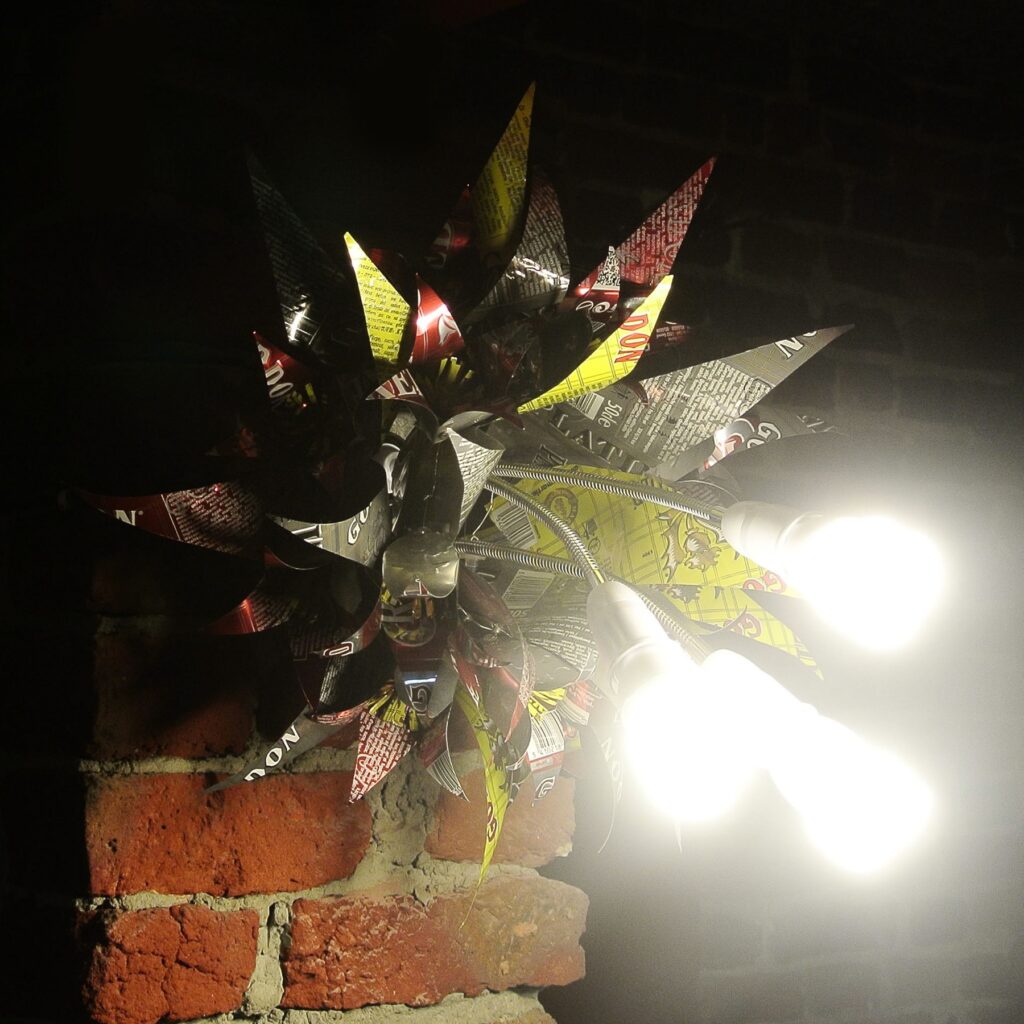 Luminaire canettes