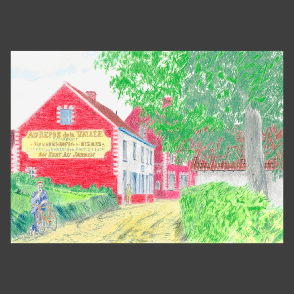 Dessin crayons de couleur Linkebeek ancien
