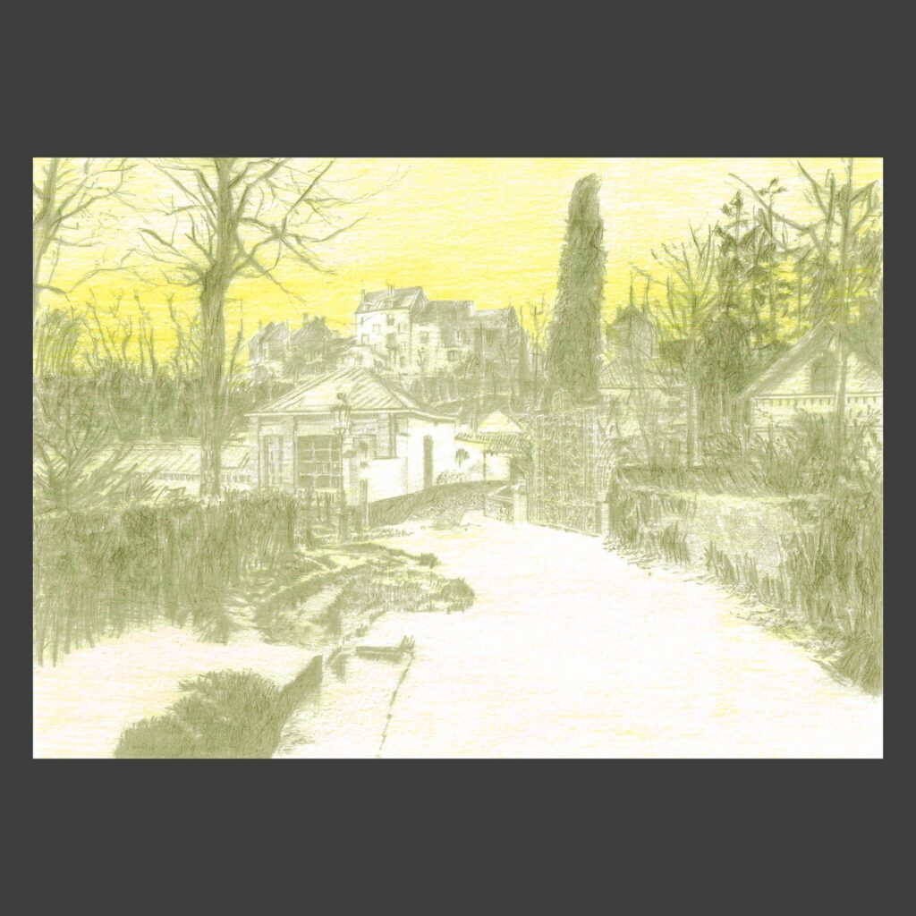 Dessin crayons de couleur Linkebeek ancien